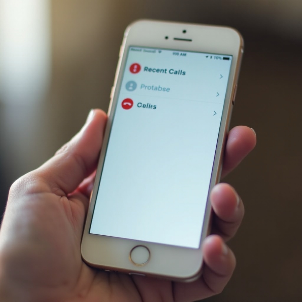 why is my phone not showing recent calls